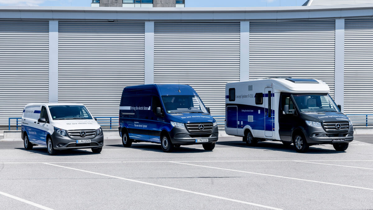 eVito i eSprinter przystosowane do miejskiego życia eVito i eSprinter przystosowane do miejskiego życia