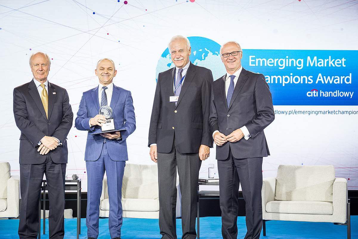 Wielton wyróżniony za zagraniczne inwestycje w konkursie Emerging Market Champions Wielton wyróżniony za zagraniczne inwestycje w konkursie Emerging Market Champions