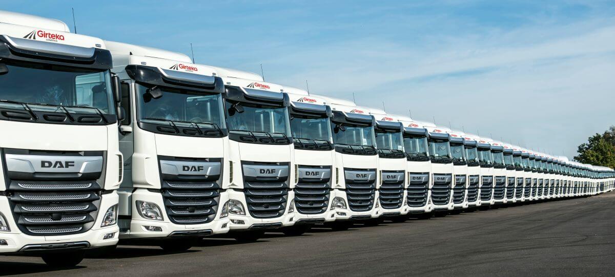 1 500 ciężarówek DAF XF dla Girteka Logistics