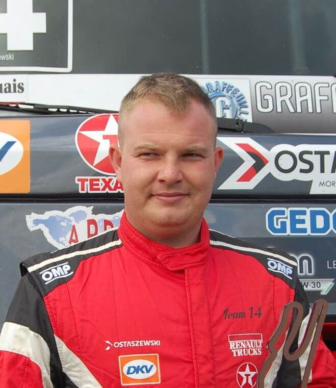 Grzegorz Ostaszewski, z pasji do ciężarówek