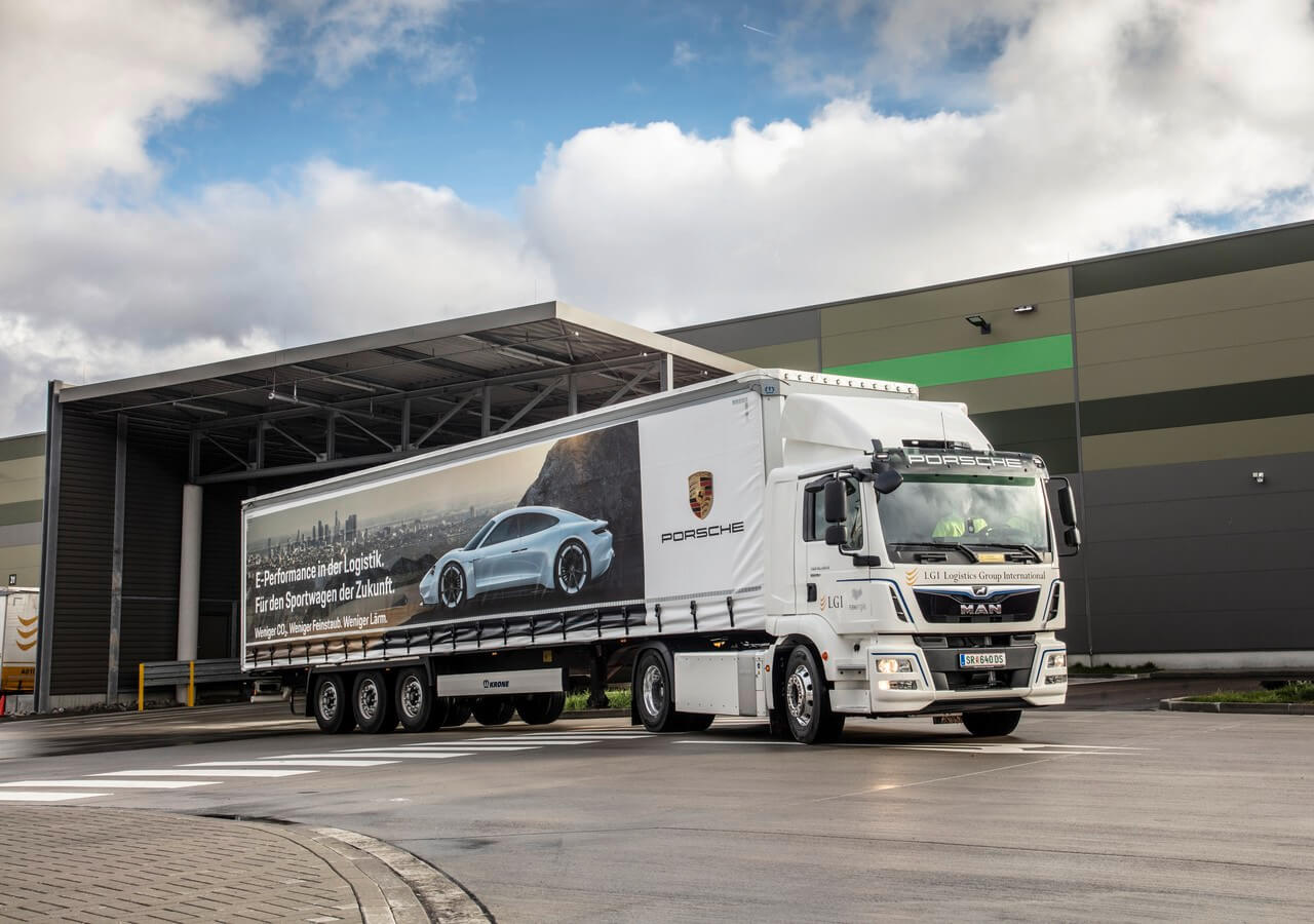 E-ciężarówki MAN mają zapewnić Porsche ekologiczną logistykę E-ciężarówki MAN mają zapewnić Porsche ekologiczną logistykę