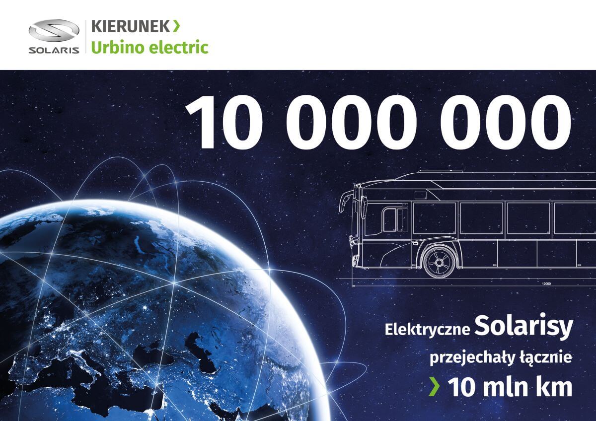 10 milionów elektrycznych kilometrów na liczniku Solarisów