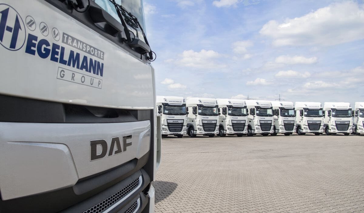 540 ciężarówek DAF XF dla Hegelmann Transporte Group 540 ciężarówek DAF XF dla Hegelmann Transporte Group