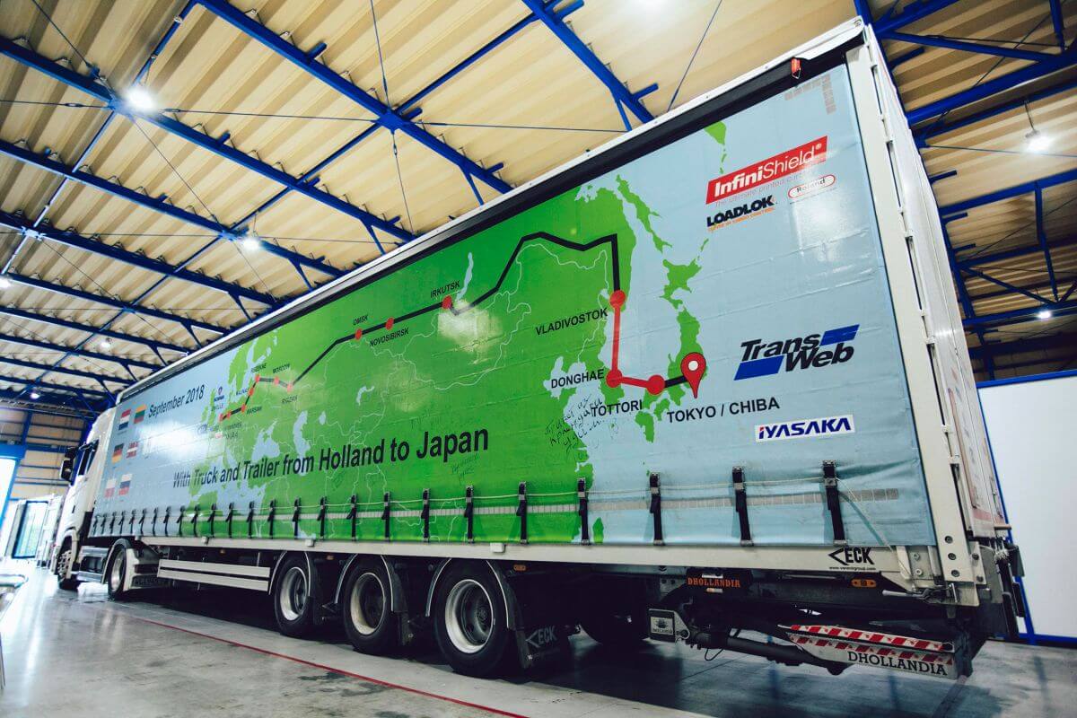 Z Holandii do Japonii ze Scania S410 Z Holandii do Japonii ze Scania S410
