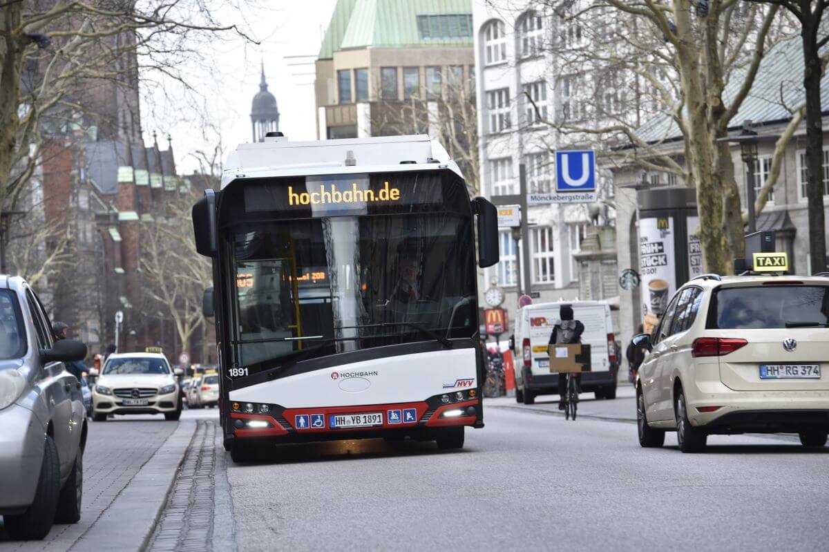 Kolejne elektryczne Solarisy w Hamburgu Kolejne elektryczne Solarisy w Hamburgu