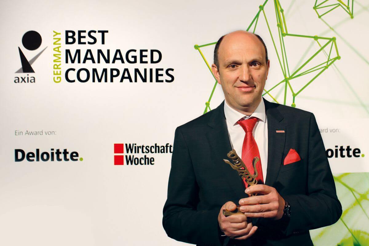 Firma Kögel wyróżniona nagrodą Axia Best Managed Companies Award Firma Kögel wyróżniona nagrodą Axia Best Managed Companies Award