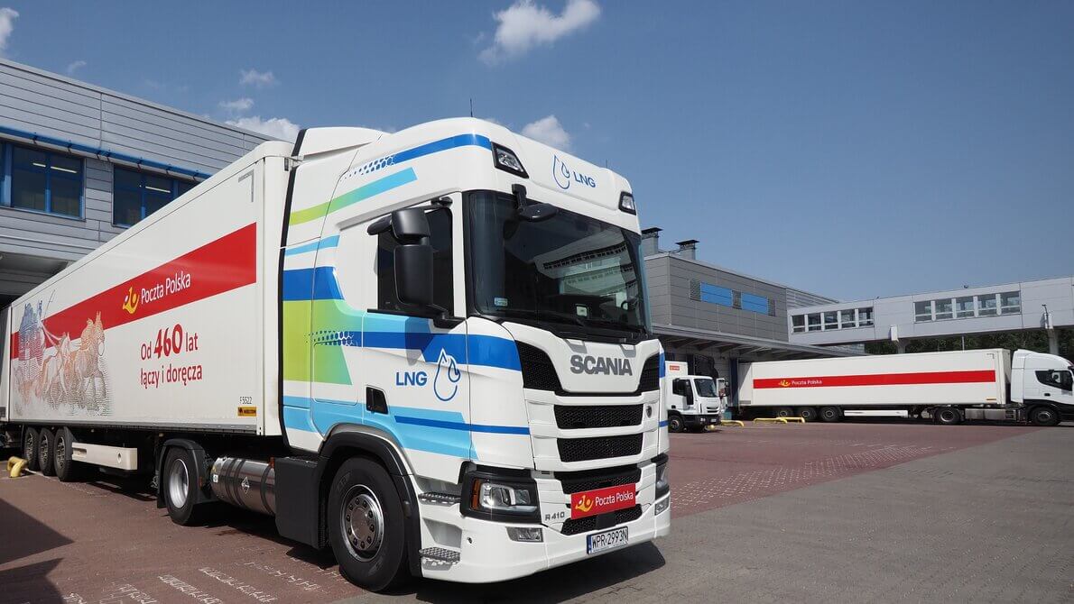 Poczta Polska testuje auta zasilane gazem LNG Poczta Polska testuje auta zasilane gazem LNG