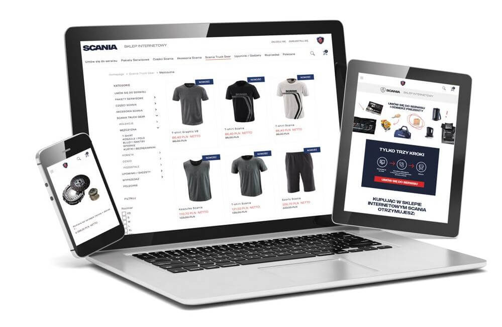 Sklep.scania.pl w nowej odsłonie