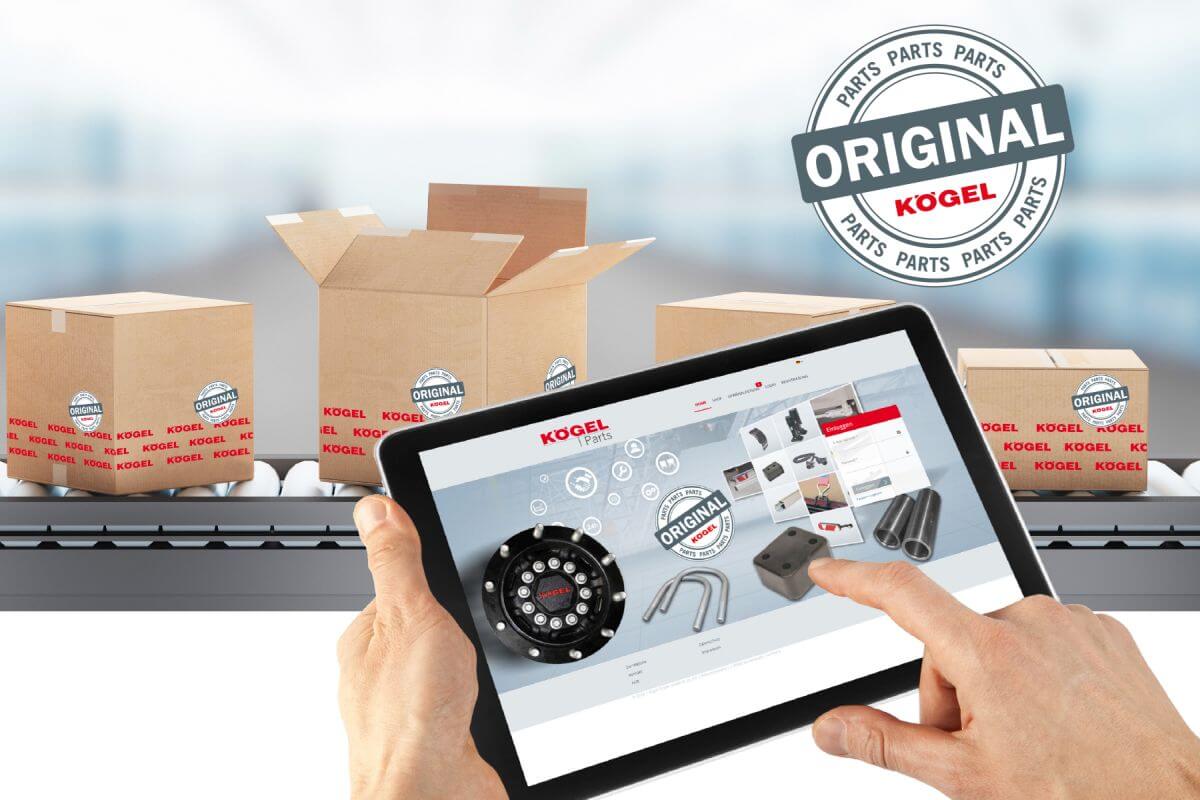 Zoptymalizowany serwis części zamiennych Kögel Parts Shop