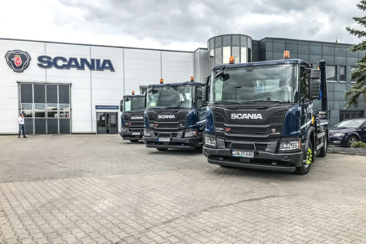 Pierwsze w Polsce bramowce Scania CNG Pierwsze w Polsce bramowce Scania CNG