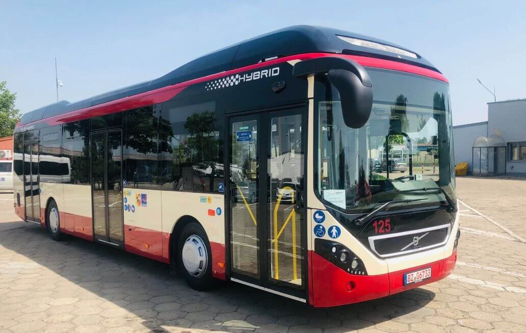 Autobusy hybrydowe Volvo w Lesznie Autobusy hybrydowe Volvo w Lesznie
