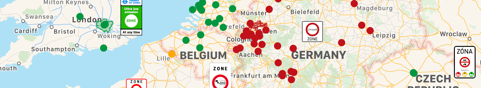 TOP 10 – Najdroższe strefy ekologiczne w Europie TOP 10 – Najdroższe strefy ekologiczne w Europie