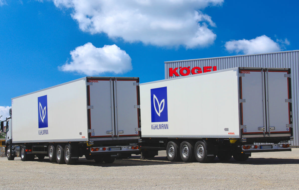 Naczepy Kögel Cool będą wozić produkty żywnościowe w firmie Kühlmann Naczepy Kögel Cool będą wozić produkty żywnościowe w firmie Kühlmann