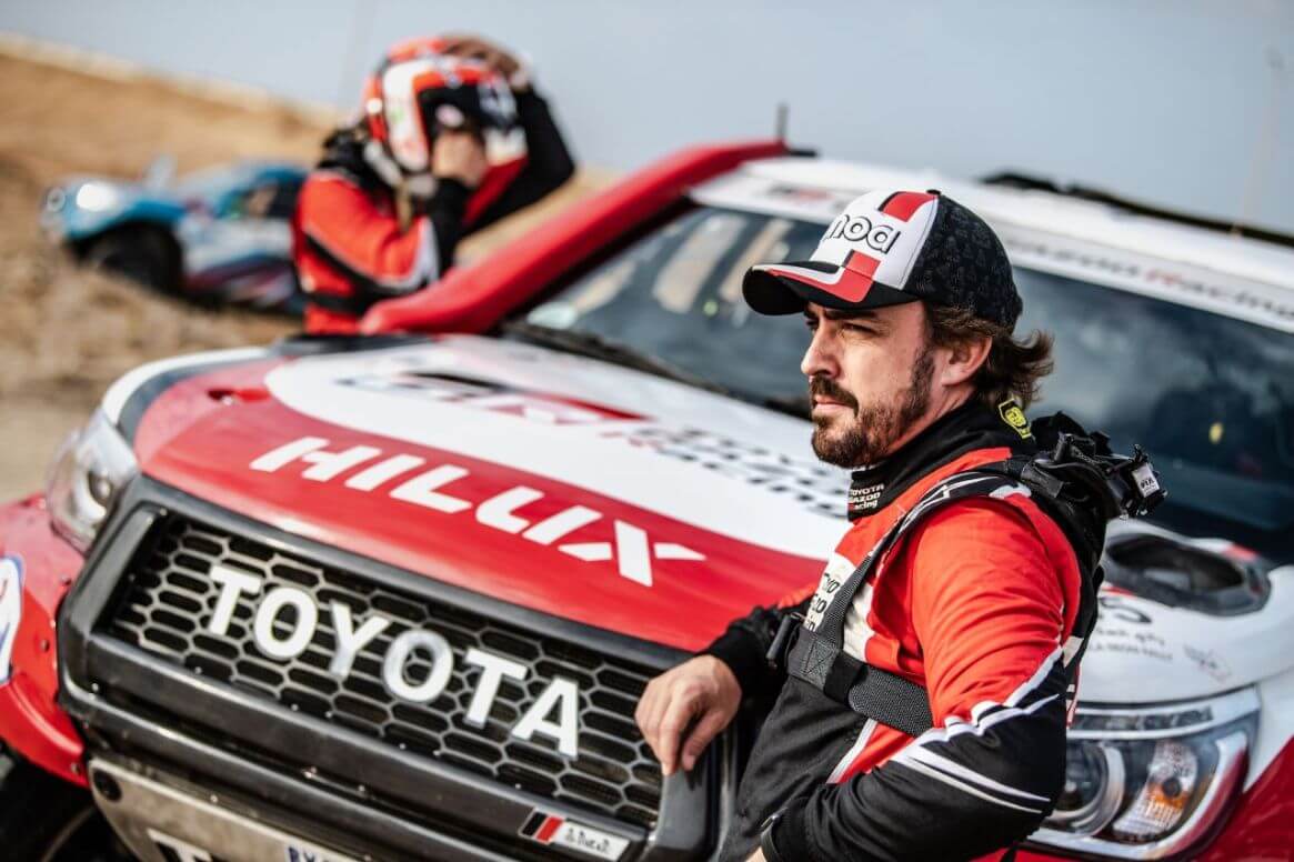 Pierwszy sukces Fernando Alonso w Toyocie Hilux przed Rajdem Dakar