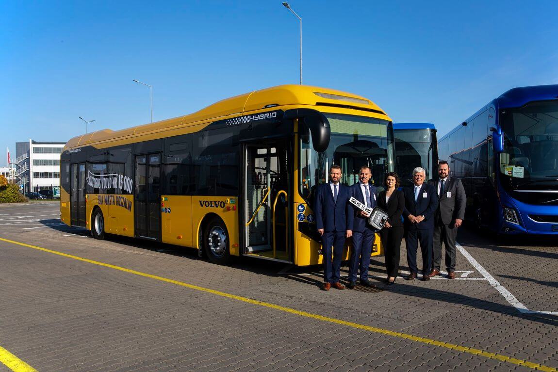 15-tysięczny autobus wyprodukowany we wrocławskiej fabryce Volvo