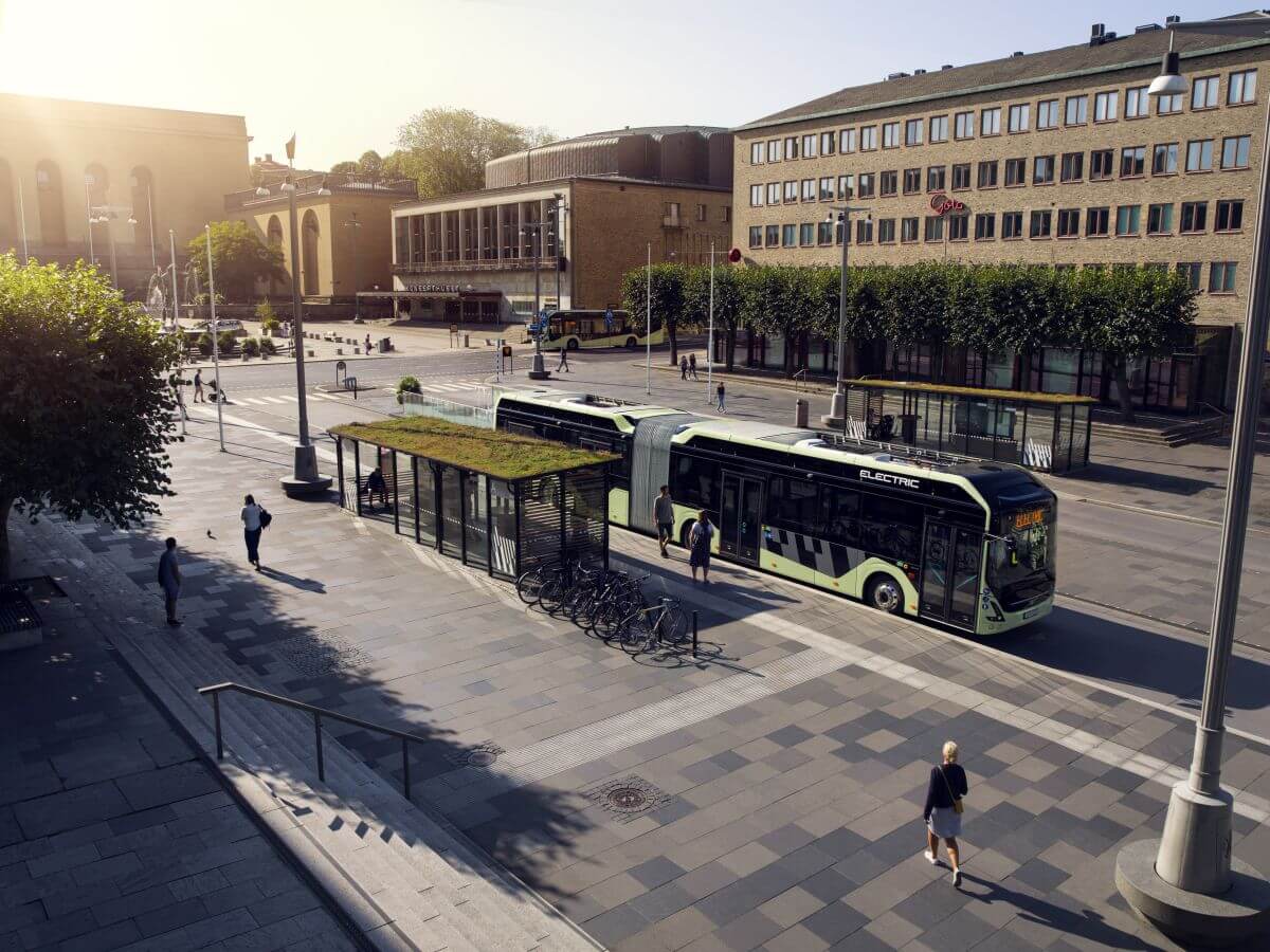 Baterie z autobusów elektrycznych Volvo zasilą kolejne gospodarstwa domowe Baterie z autobusów elektrycznych Volvo zasilą kolejne gospodarstwa domowe