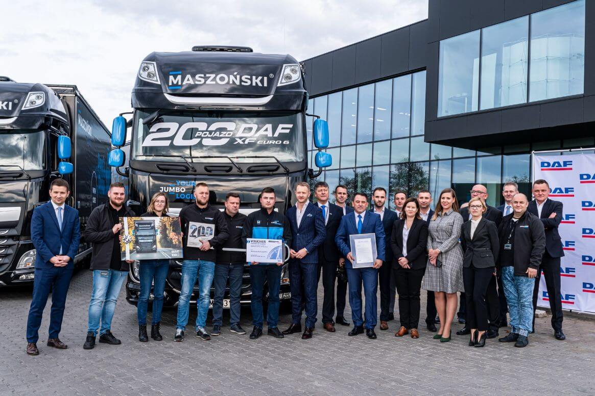200. DAF dla Maszoński Logistic przekazany