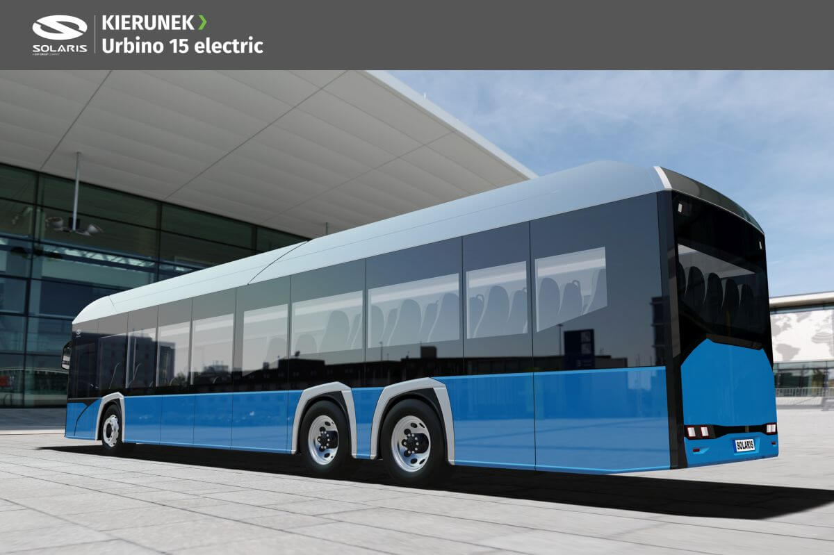 Nowy, piętnastometrowy autobus elektryczny Nowy, piętnastometrowy autobus elektryczny