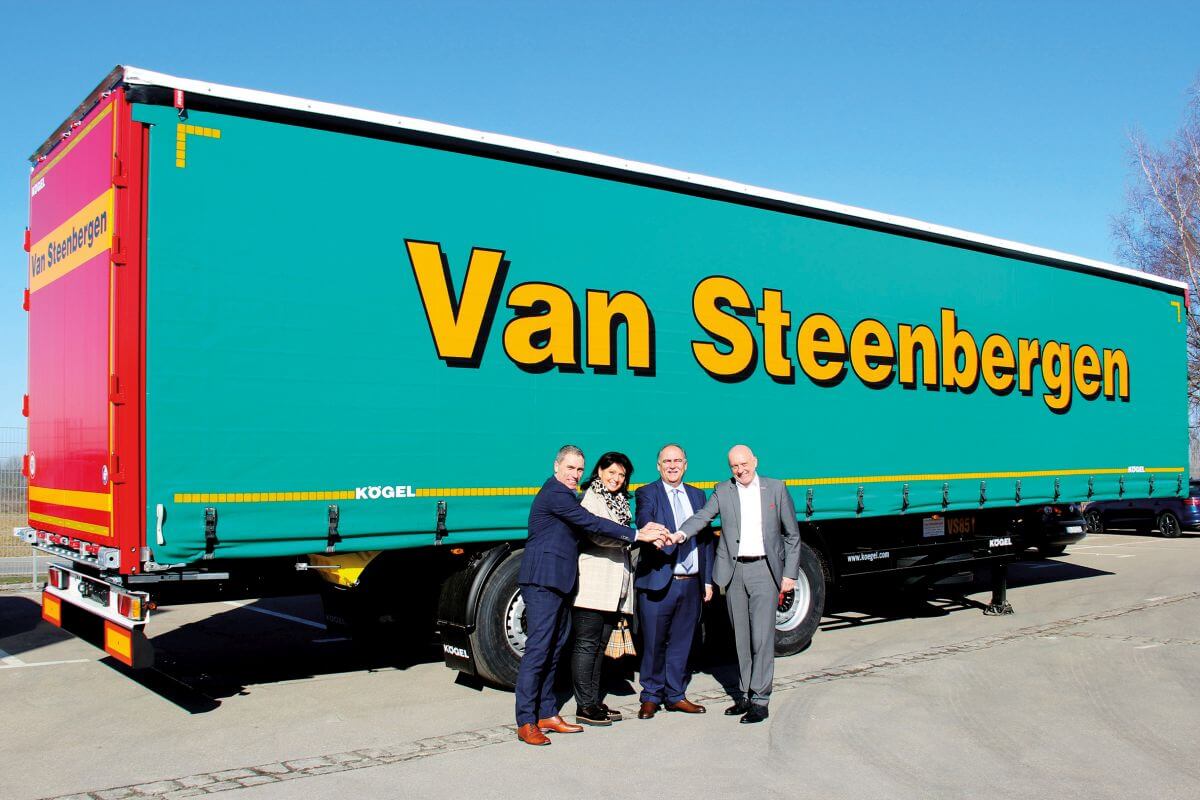 100 naczep Kögel dla Van Steenbergen Transport 100 naczep Kögel dla Van Steenbergen Transport