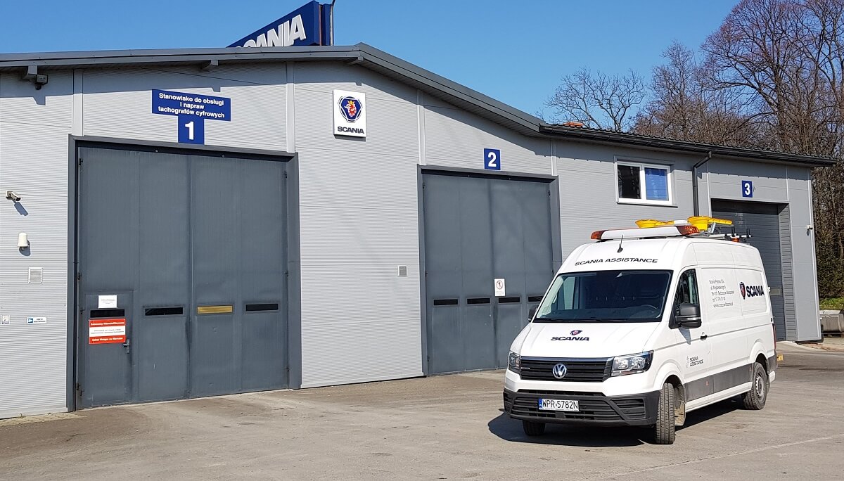 Nowoczesne pojazdy Scania Assistance w sieci Scania w Polsce 