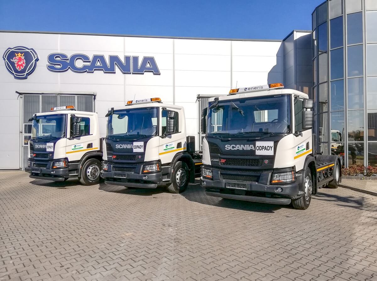 15 pojazdów Scania dla ENERIS 15 pojazdów Scania dla ENERIS