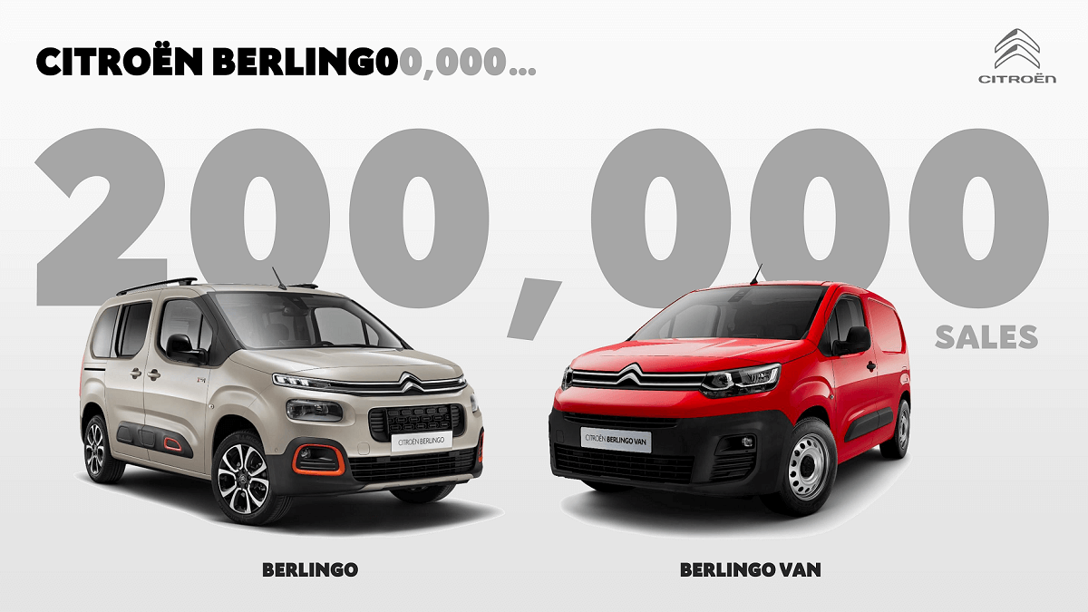 JUŻ 200 000 SPRZEDANYCH CITROËNÓW BERLINGO!