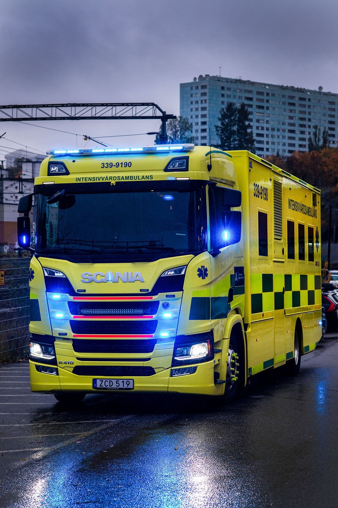 Wyjątkowy ambulans Scania