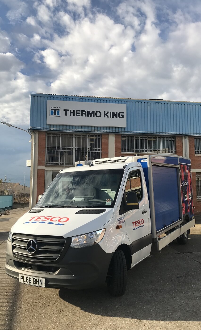 Flota Tesco Dot-Com zyskuje elastyczność dzięki agregatom Thermo King E-200