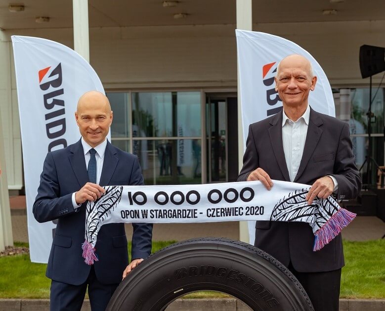 Fabryka Bridgestone Stargard wyprodukowała 10 milionów opon