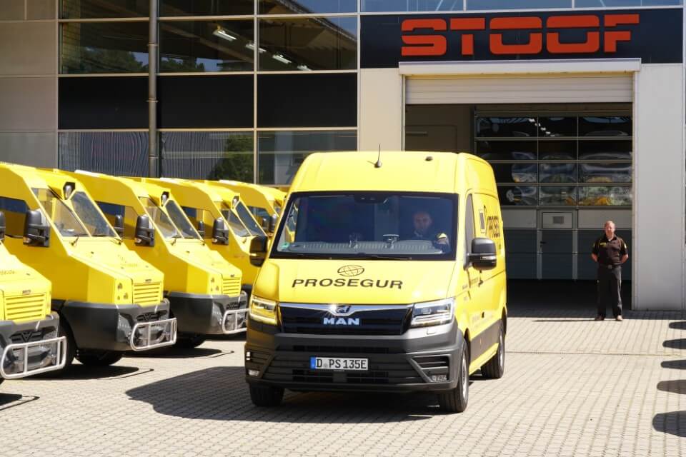 Pierwszy na świecie elektryczny bankowóz