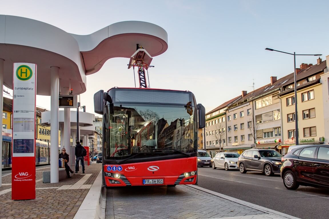 We Freiburgu jeszcze więcej elektrycznych Solarisów We Freiburgu jeszcze więcej elektrycznych Solarisów