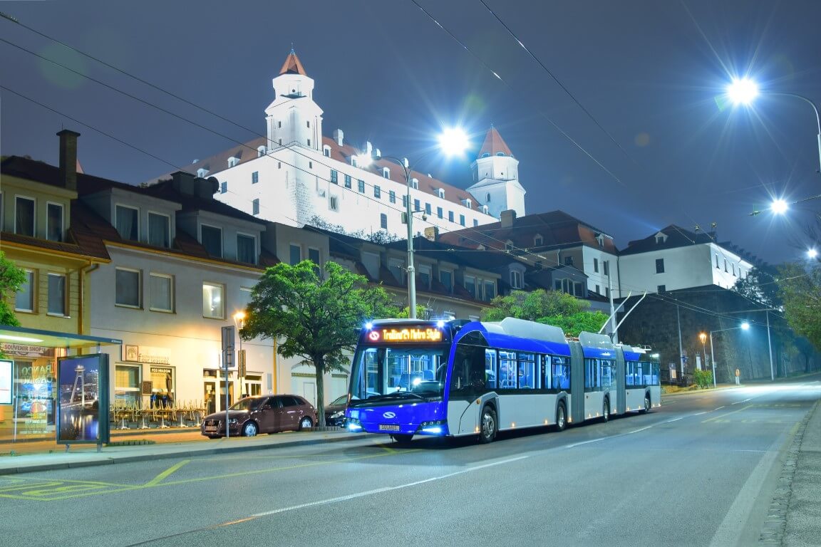 Dwuprzegubowe Trollino w Bratysławie Dwuprzegubowe Trollino w Bratysławie