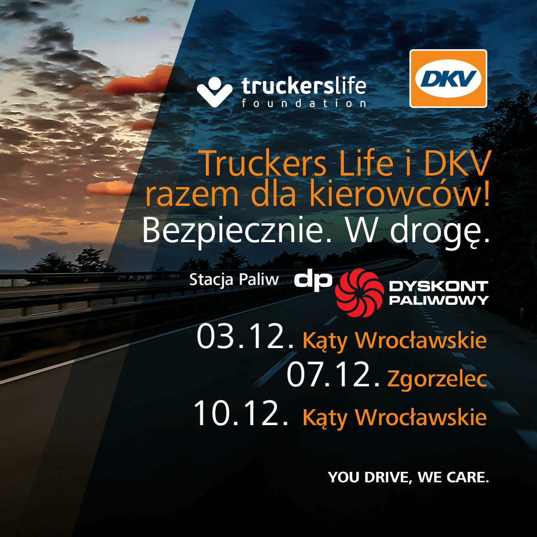 „Bezpiecznie. W drogę.” z DKV i Truckers Life!