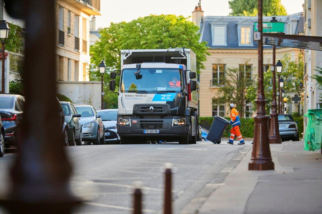 Elektryczne Renault Trucks w Neuilly-sur-Seine
