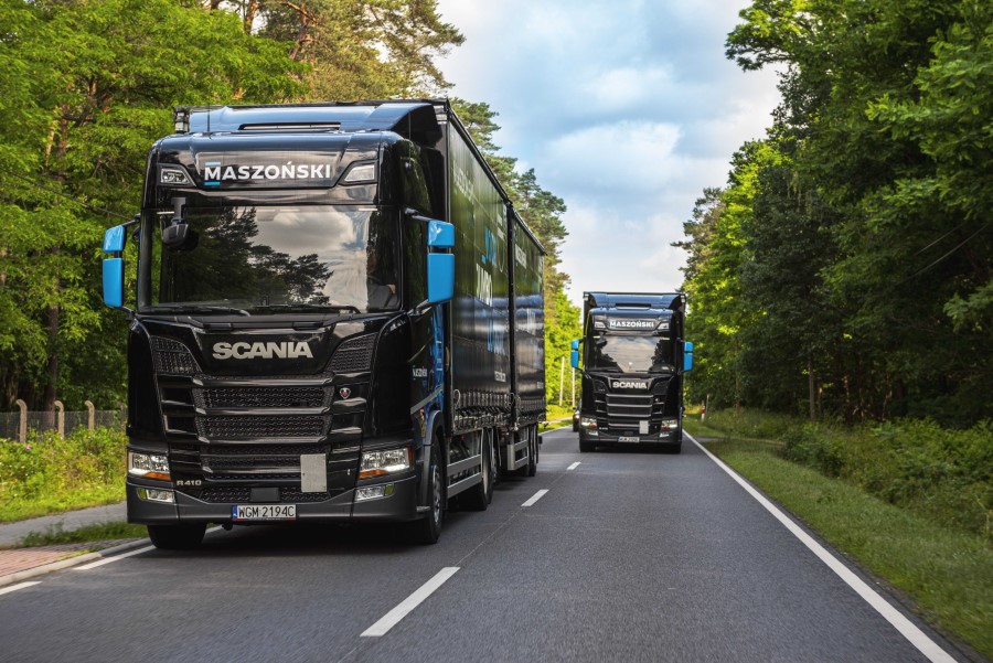 50 Scanii LNG dla Maszoński logistic