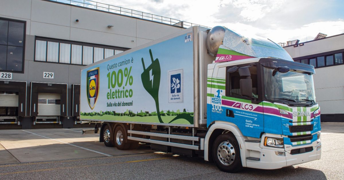 Pierwsza elektryczna ciężarówka w Lidl Italia