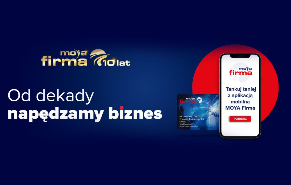 Program flotowy MOYA Firma ma już 10 lat! Program flotowy MOYA Firma ma już 10 lat!