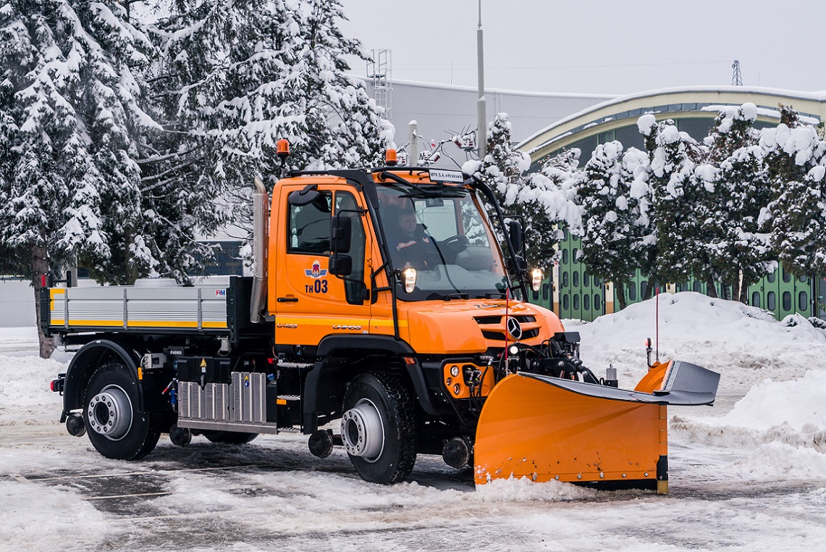 Dwudrożny Unimog w Krakowie