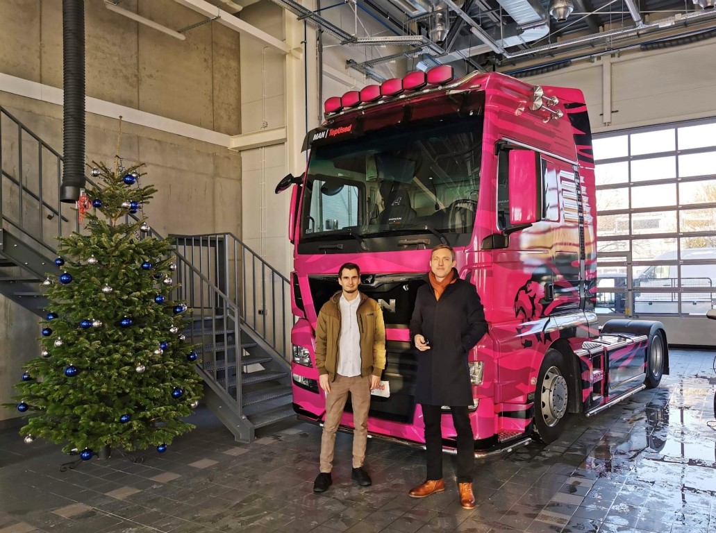 Wyjątkowy MAN dostał pracę