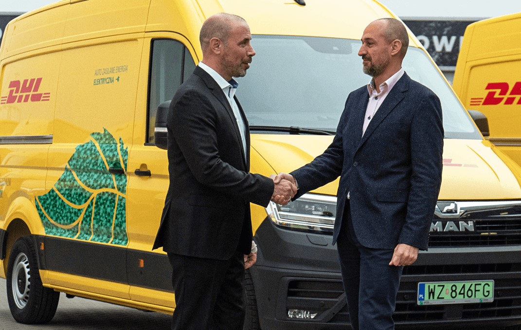 DHL Parcel inwestuje w kolejne elektryki MAN