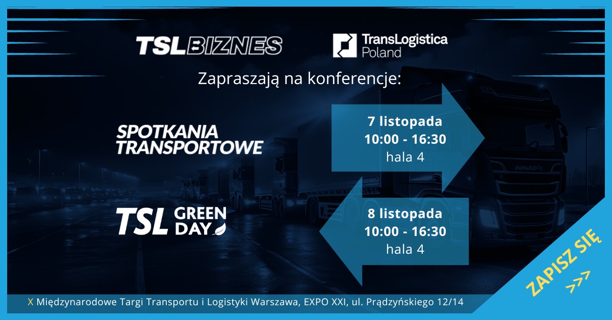 TransLogistica Poland 2023 – jubileuszowe Targi, konferencje i niespodzianki… TransLogistica Poland 2023 – jubileuszowe Targi, konferencje i niespodzianki…