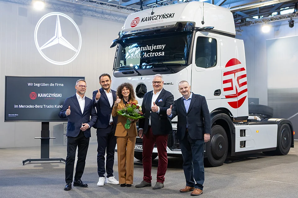 Relacje, którym można zaufać: sześćsetny Actros w Kawczyński Logistics Relacje, którym można zaufać: sześćsetny Actros w Kawczyński Logistics