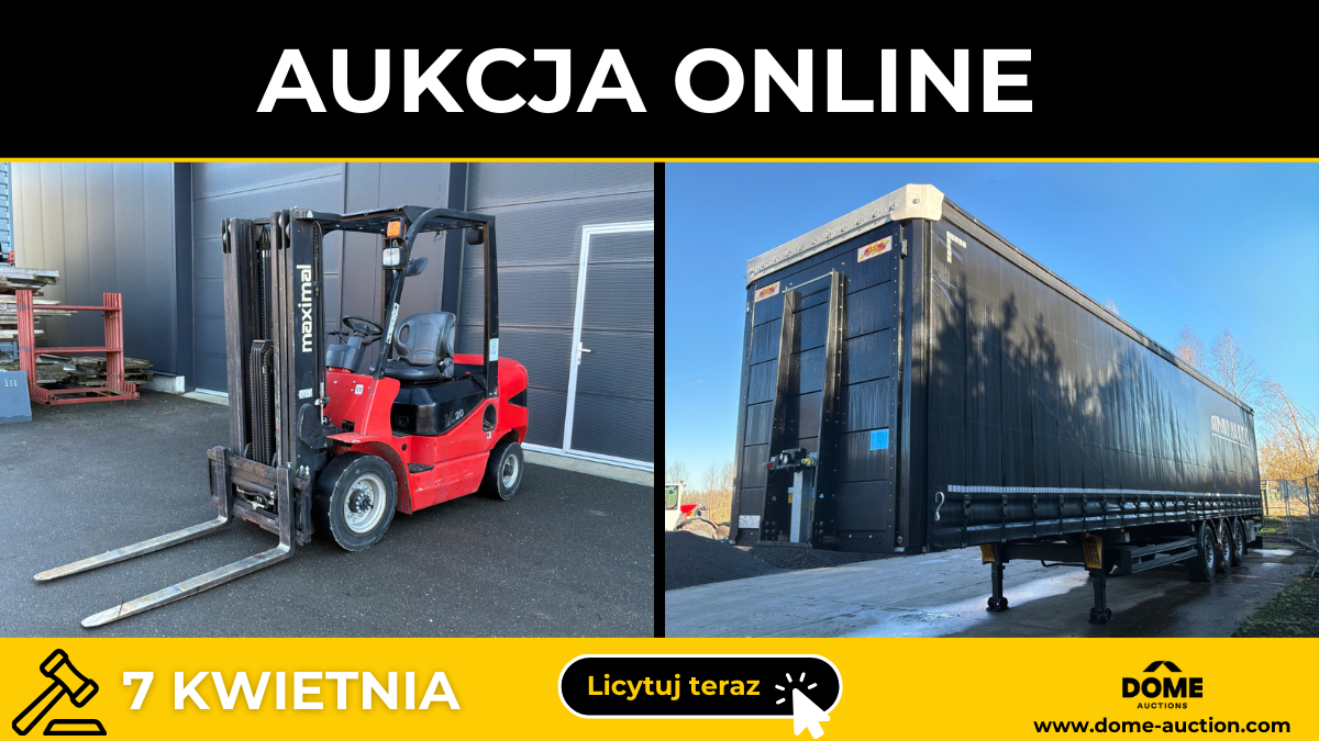 Aukcja online: transport i wózki widłowe – Belgia